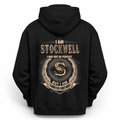 STOCKWELL 2K-101–Personalized Name Quote Apparel “I Am NAME May Not Be Perfect But I Am Limited Edition”