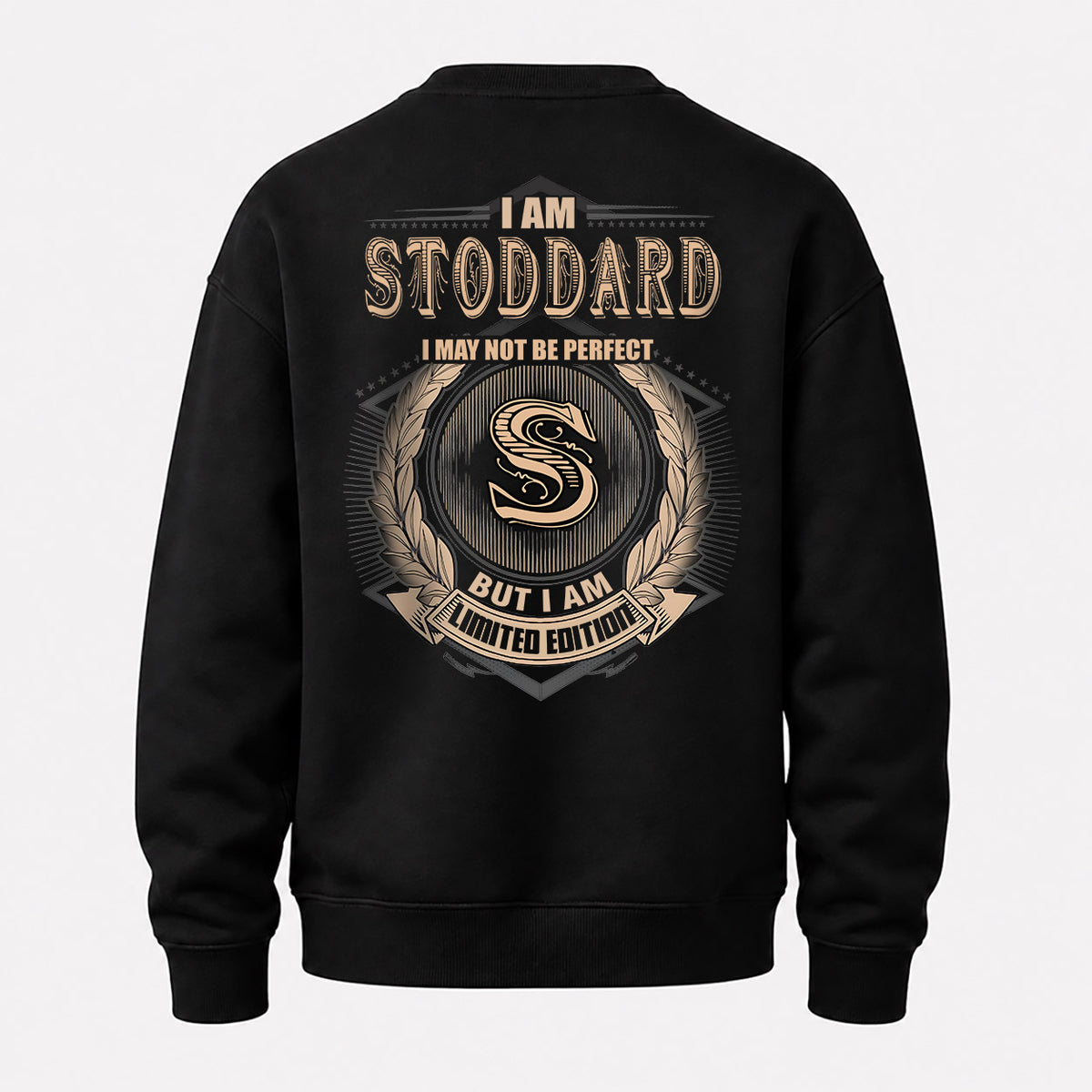 STODDARD 2K-101–Personalized Name Quote Apparel “I Am NAME May Not Be Perfect But I Am Limited Edition”
