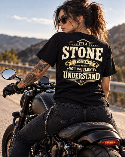 STONE HH-F003–Personalized Name Quote Apparel “It’s an NAME Thing You Wouldn’t Understand”