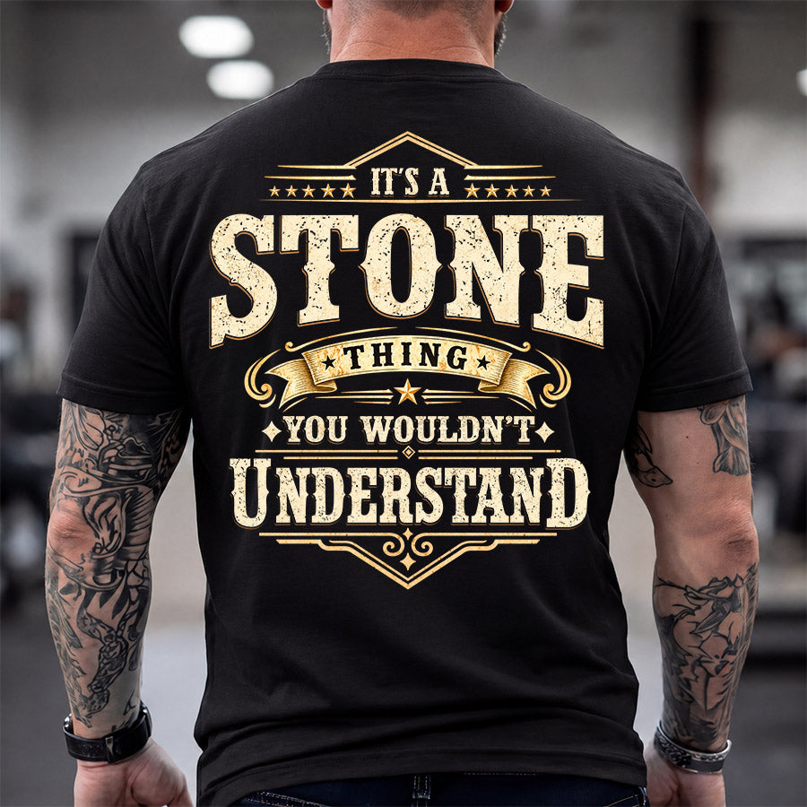 STONE HH-F003–Personalized Name Quote Apparel “It’s an NAME Thing You Wouldn’t Understand”