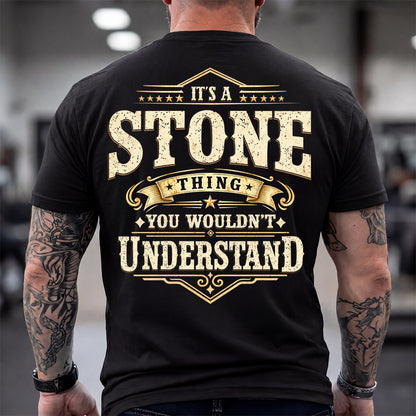 STONE HH-F003–Personalized Name Quote Apparel “It’s an NAME Thing You Wouldn’t Understand”