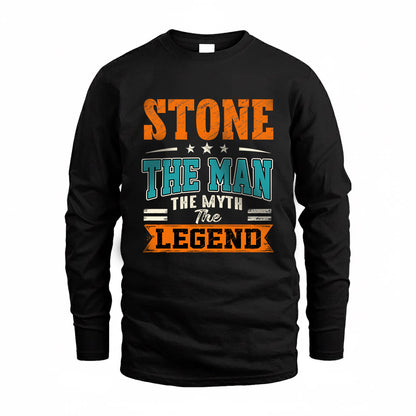 STONE HH F007 The Man The Myth The Legend Personalized Shirt – Gift for Men