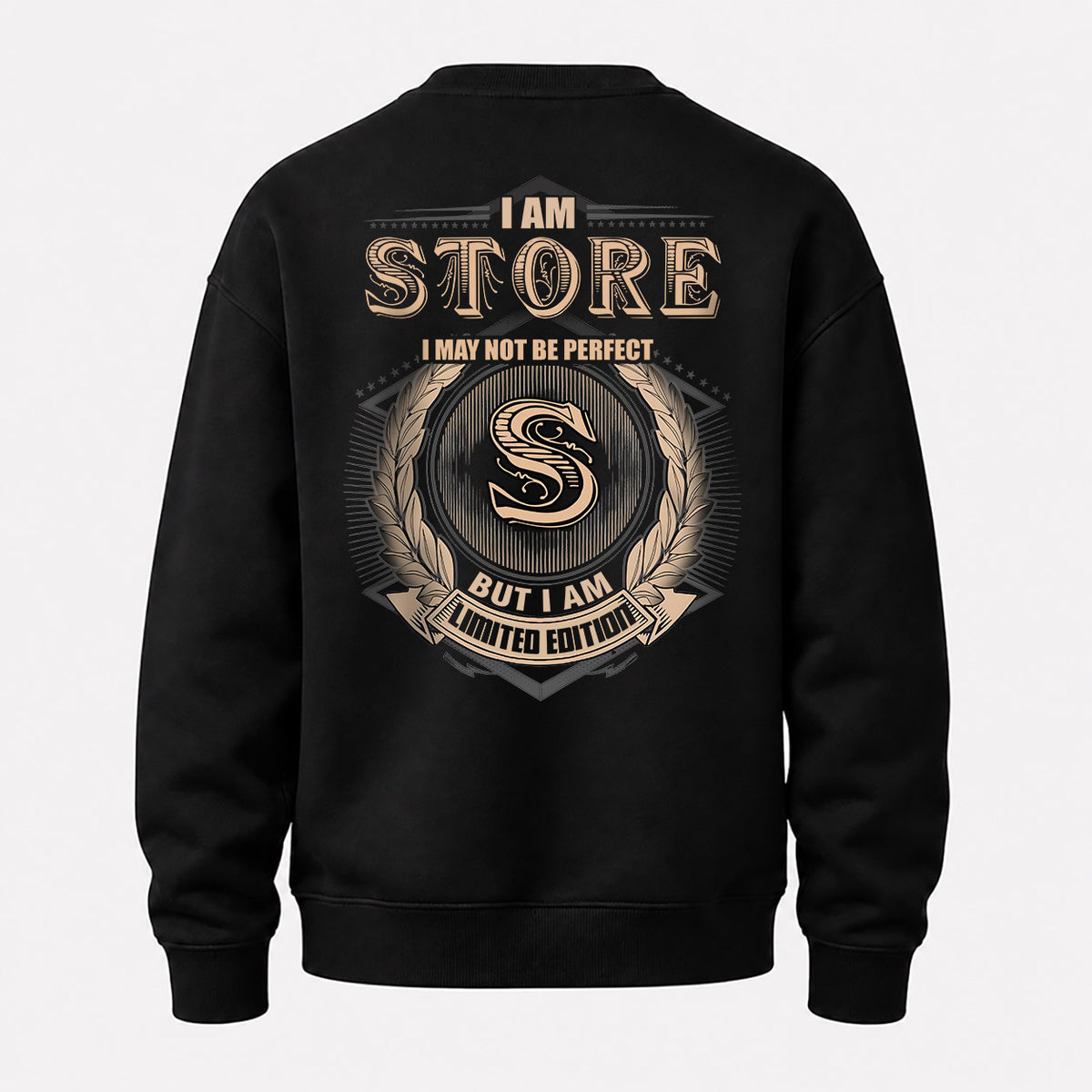 STORE 2K-101–Personalized Name Quote Apparel “I Am NAME May Not Be Perfect But I Am Limited Edition”