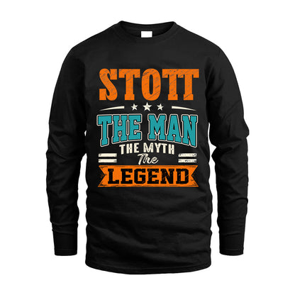 STOTT HH F007 The Man The Myth The Legend Personalized Shirt – Gift for Men