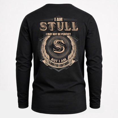STULL 2K-101–Personalized Name Quote Apparel “I Am NAME May Not Be Perfect But I Am Limited Edition”