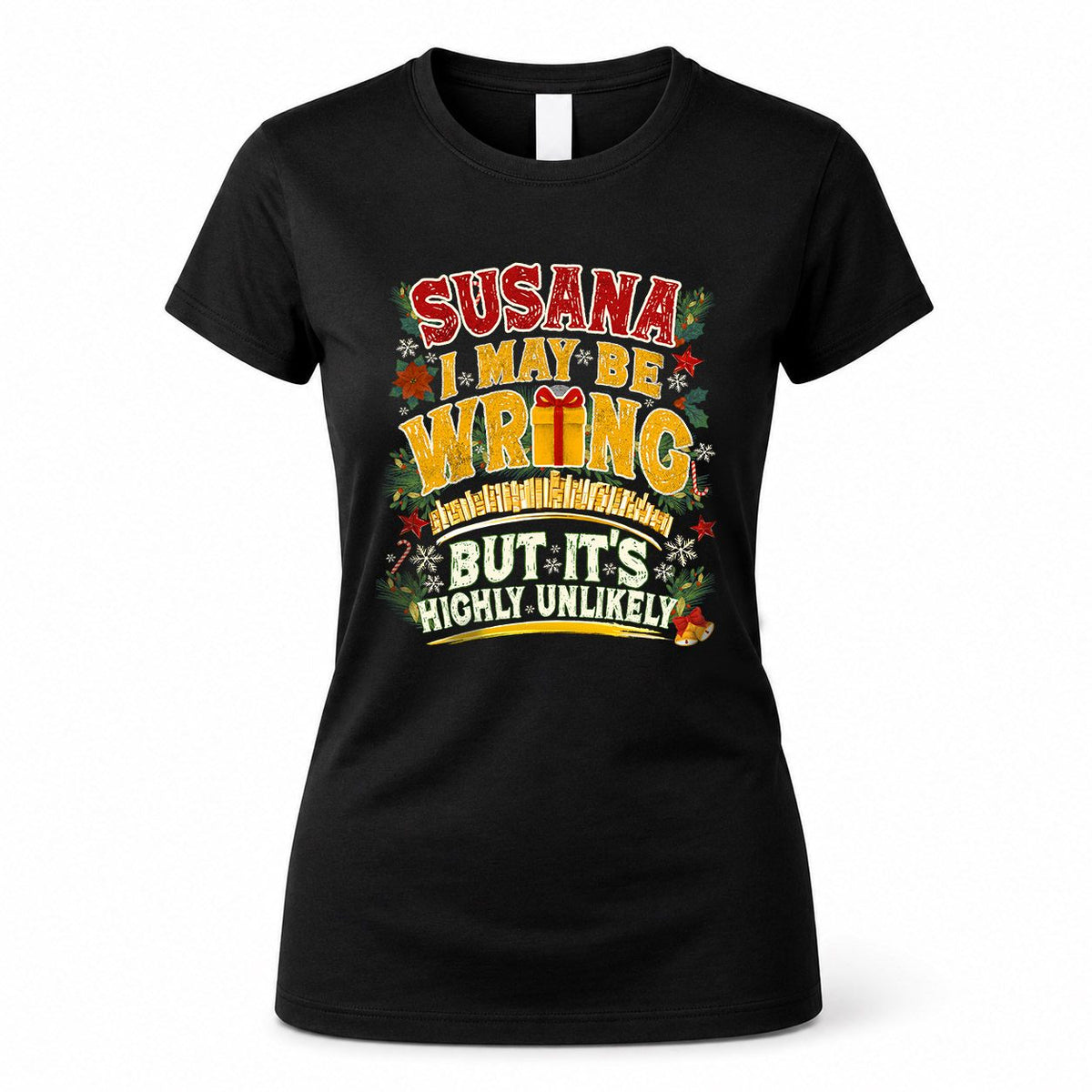 SUSANA HH-F010 Personalized Name Funny Tshirt