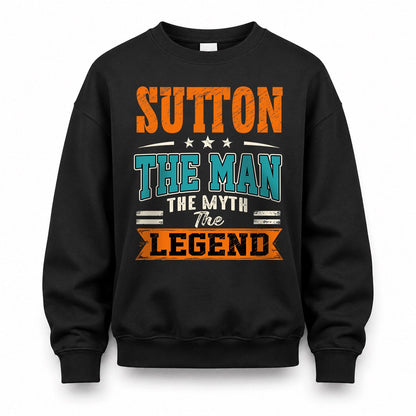 SUTTON HH F007 The Man The Myth The Legend Personalized Shirt – Gift for Men