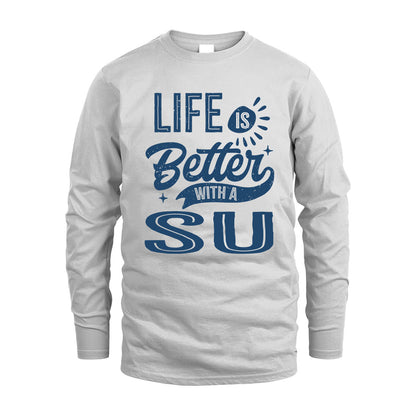 SU HH88-K2–Personalized Name Quote T-Shirt Life Is Better With Unisex Gift