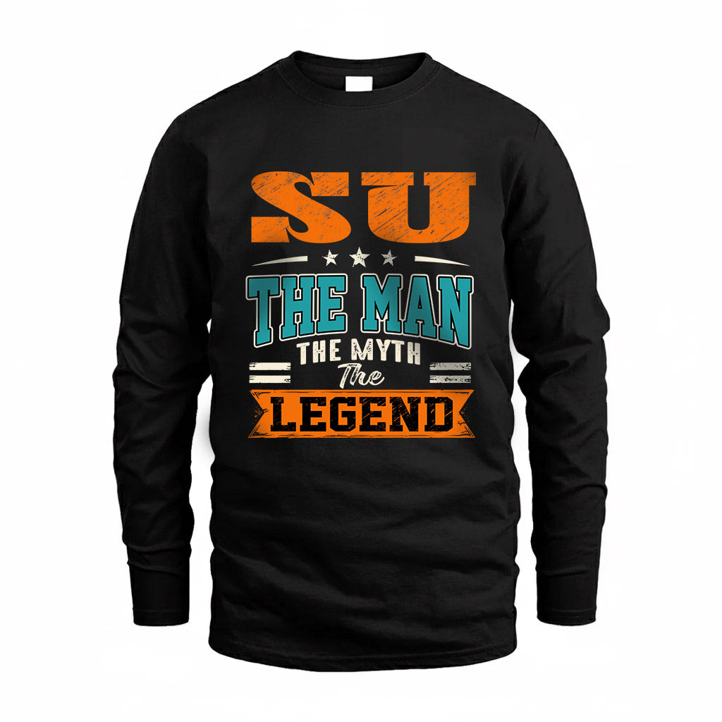 SU HH F007 The Man The Myth The Legend Personalized Shirt – Gift for Men