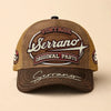SERRANO TC02 HH79  Personalized Name Baseball Cap, Vintage Retro Hat, Custom Gift for Him & Her