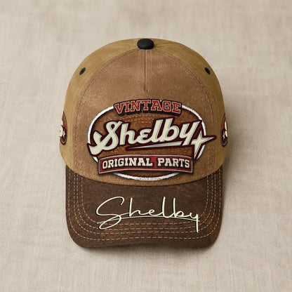 SHELBY TC02 HH79  Personalized Name Baseball Cap, Vintage Retro Hat, Custom Gift for Him & Her