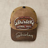 SHIRLEY TC02 HH79  Personalized Name Baseball Cap, Vintage Retro Hat, Custom Gift for Him & Her