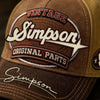 SIMPSON TC02 HH79  Personalized Name Baseball Cap, Vintage Retro Hat, Custom Gift for Him & Her