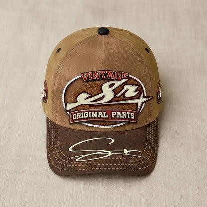 SR TC02 HH79  Personalized Name Baseball Cap, Vintage Retro Hat, Custom Gift for Him & Her