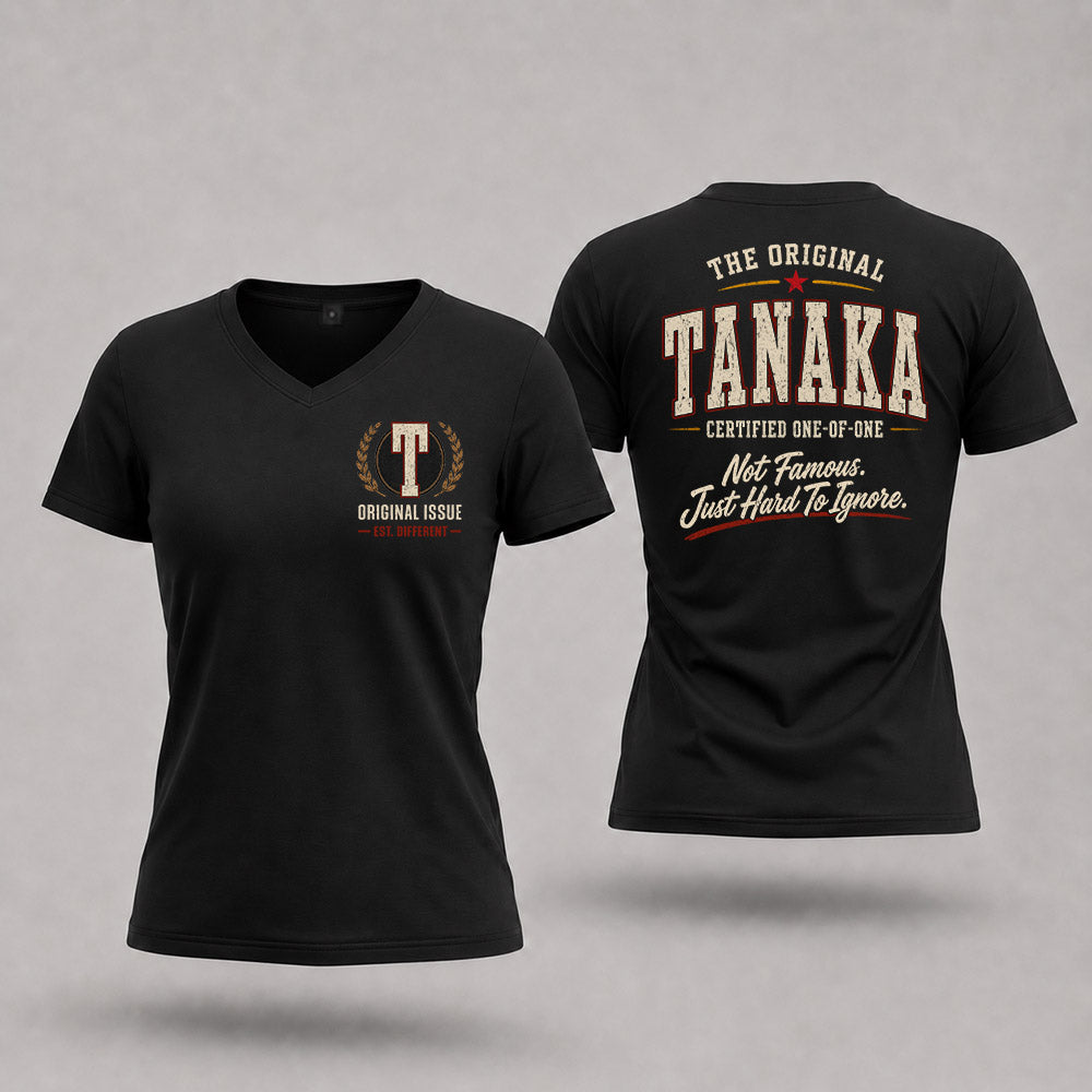 TANAKA W65-F6-168 – Personalized Original Issue Apparel “The Original NAME Certified One-of-One"