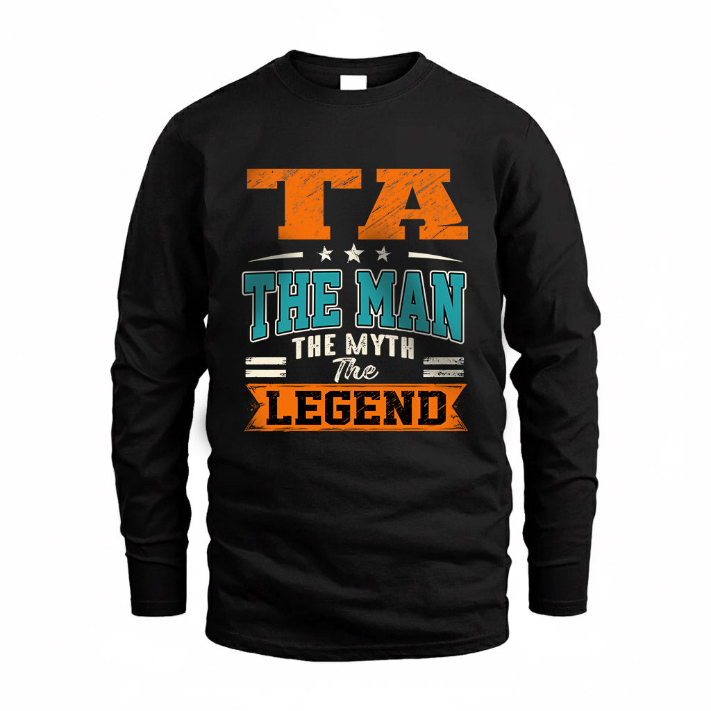 TA HH F007 The Man The Myth The Legend Personalized Shirt – Gift for Men