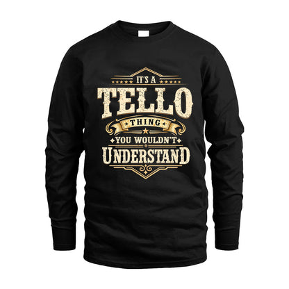 TELLO HH-F009–Personalized Name Quote Apparel “It’s an NAME Thing You Wouldn’t Understand”