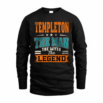 TEMPLETON HH F007 The Man The Myth The Legend Personalized Shirt – Gift for Men