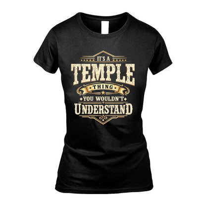 TEMPLE HH-F009–Personalized Name Quote Apparel “It’s an NAME Thing You Wouldn’t Understand”