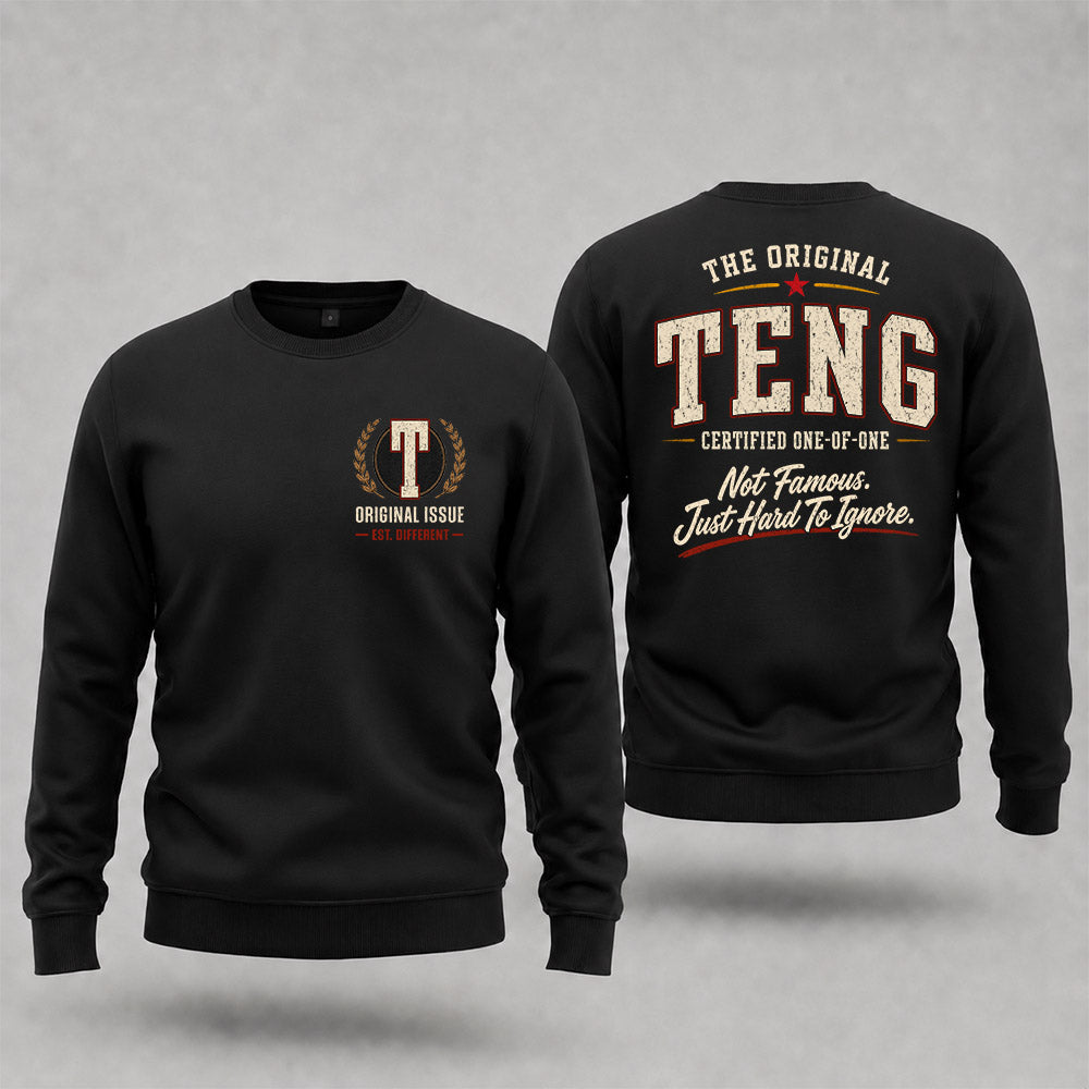 TENG W65-F6-168 – Personalized Original Issue Apparel “The Original NAME Certified One-of-One"