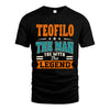 TEOFILO HH F007 The Man The Myth The Legend Personalized Shirt – Gift for Men