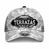 TERRAZAS TC01 HH79 Team Your Name Hat, Personalized Camo Baseball Cap, Custom Family Gift, Gift for Him Her