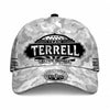 TERRELL TC01 HH79 Team Your Name Hat, Personalized Camo Baseball Cap, Custom Family Gift, Gift for Him Her