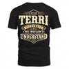 TERRI HH-F003–Personalized Name Quote Apparel “It’s an NAME Thing You Wouldn’t Understand”
