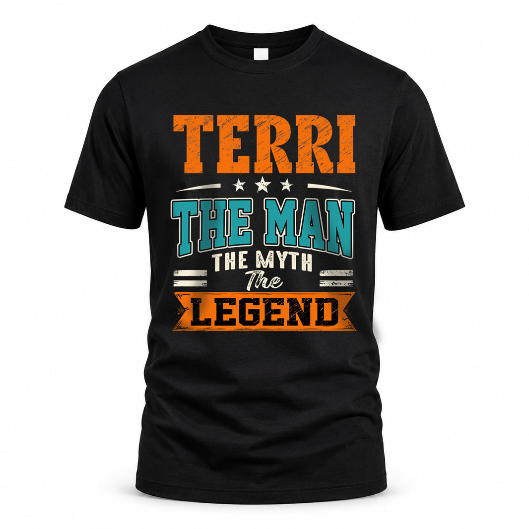 TERRI HH F007 The Man The Myth The Legend Personalized Shirt – Gift for Men