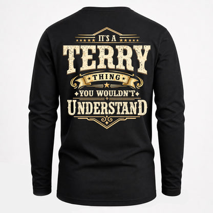 TERRY HH-F003–Personalized Name Quote Apparel “It’s an NAME Thing You Wouldn’t Understand”