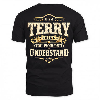 TERRY HH-F003–Personalized Name Quote Apparel “It’s an NAME Thing You Wouldn’t Understand”