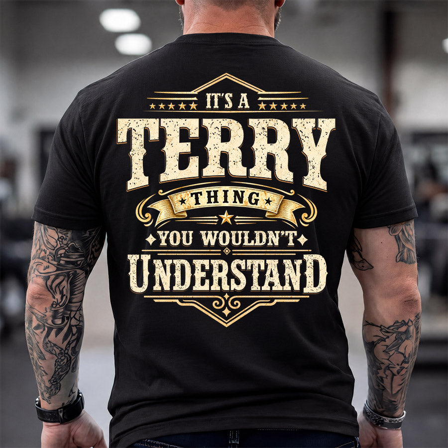 TERRY HH-F003–Personalized Name Quote Apparel “It’s an NAME Thing You Wouldn’t Understand”