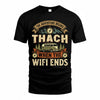 THACH TT898-K6-229 – Personalized Funny Camping Quote Apparel “The Adventure Begins When The WiFi Ends”