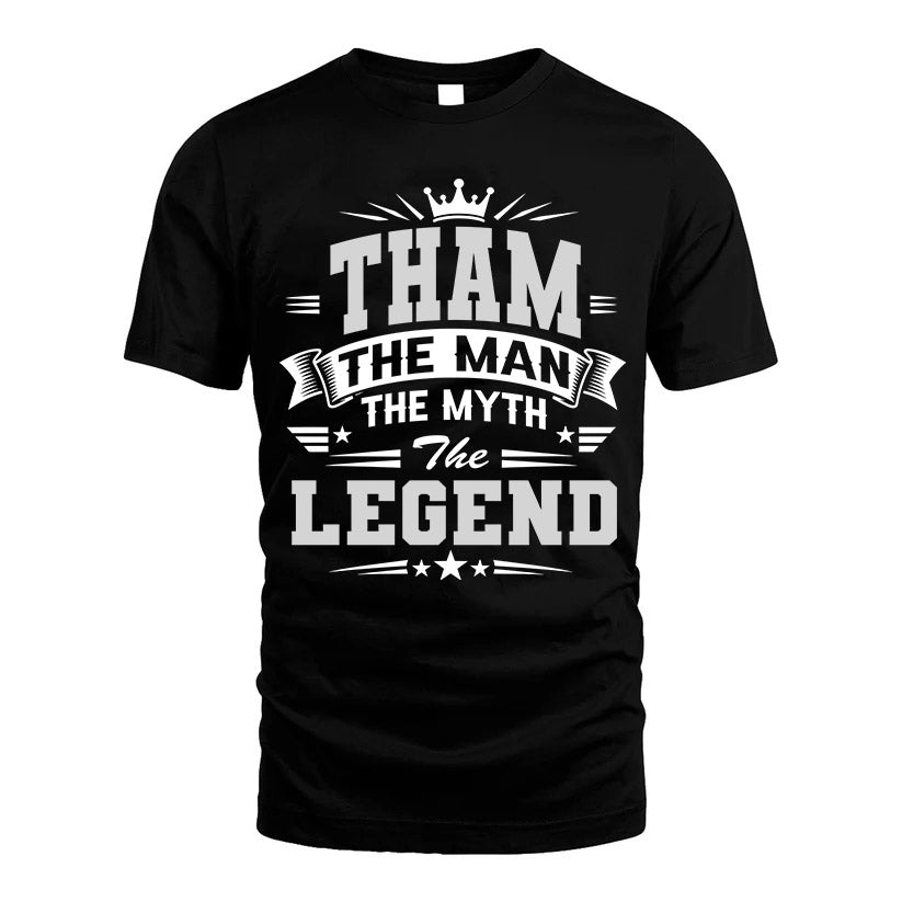 THAM HH F004 The Man The Myth The Legend Personalized Shirt – Gift for Men