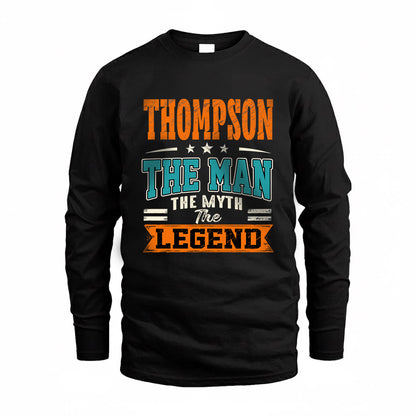THOMPSON HH F007 The Man The Myth The Legend Personalized Shirt – Gift for Men
