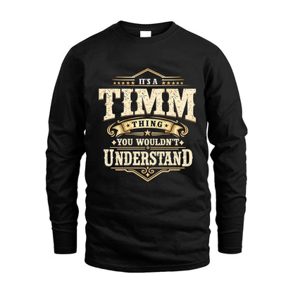 TIMM HH-F009–Personalized Name Quote Apparel “It’s an NAME Thing You Wouldn’t Understand”