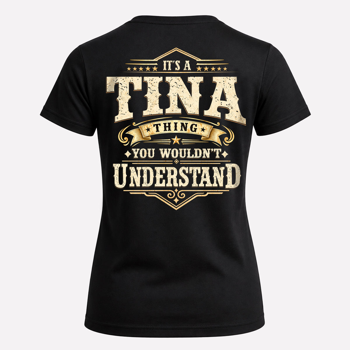 TINA HH-F003–Personalized Name Quote Apparel “It’s an NAME Thing You Wouldn’t Understand”