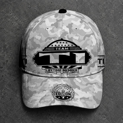 TI TC01 HH79 Team Your Name Hat, Personalized Camo Baseball Cap, Custom Family Gift, Gift for Him Her