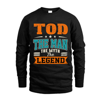 TOD HH F007 The Man The Myth The Legend Personalized Shirt – Gift for Men