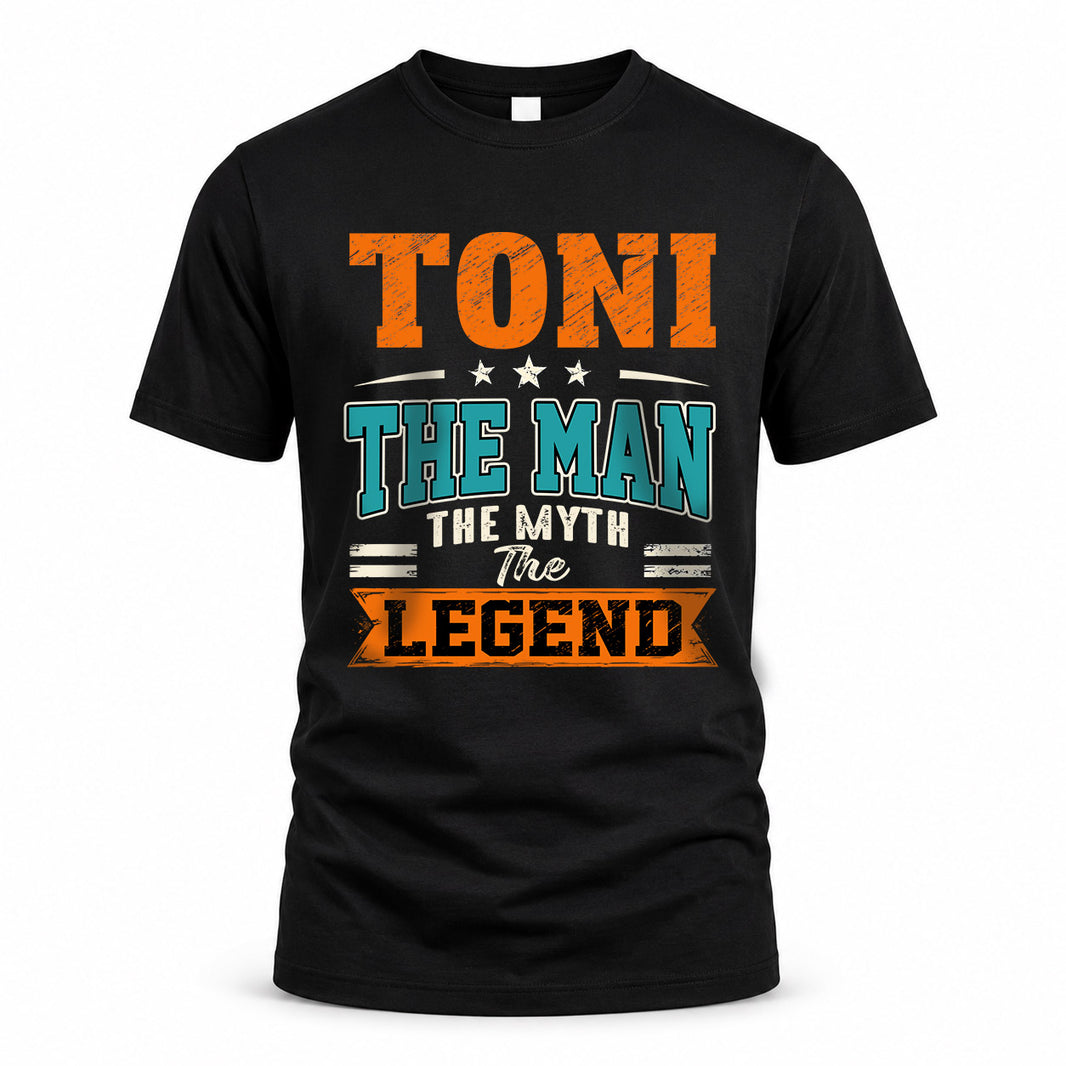 TONI HH F007 The Man The Myth The Legend Personalized Shirt – Gift for Men