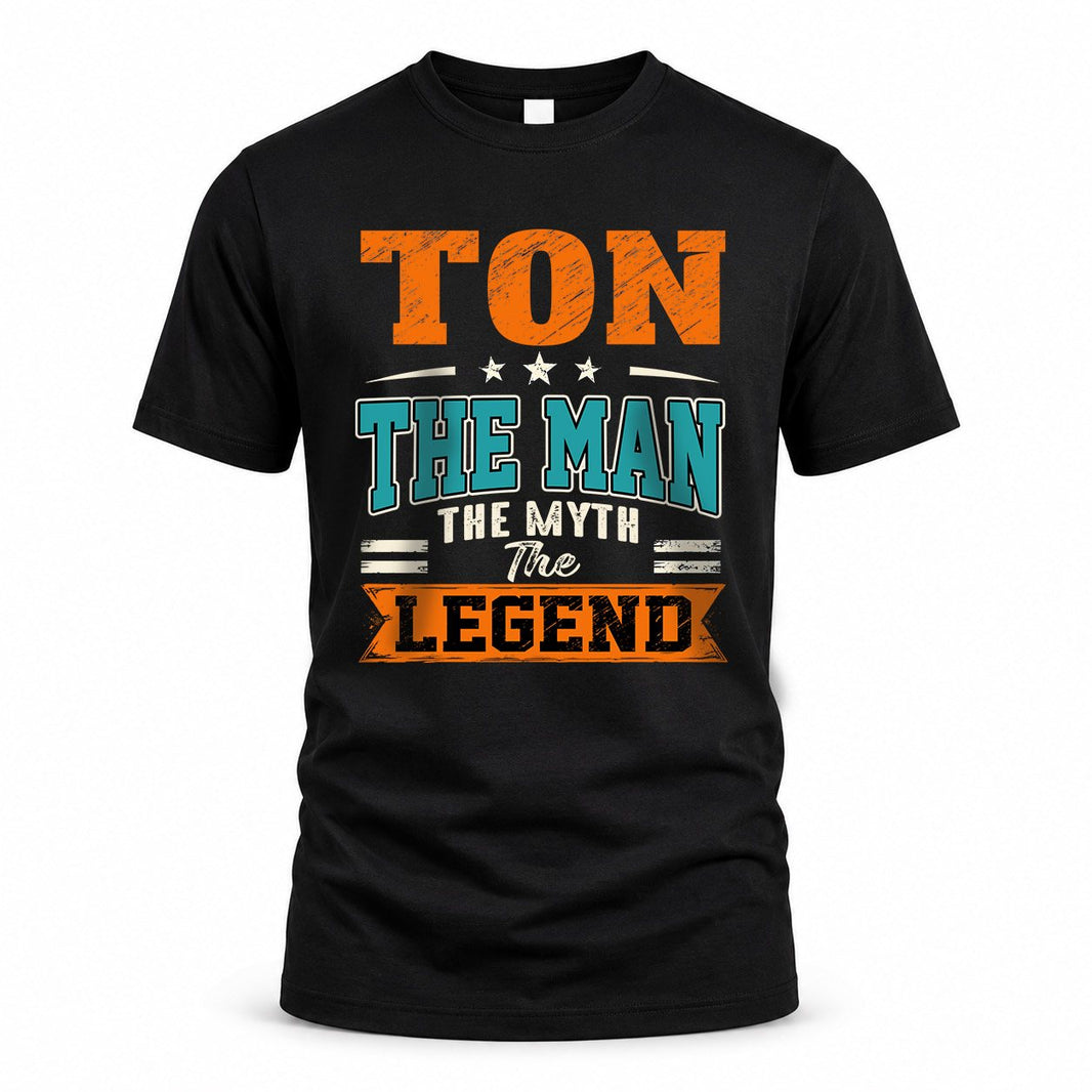 TON HH F007 The Man The Myth The Legend Personalized Shirt – Gift for Men