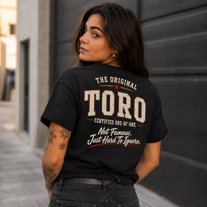 TORO W65-F6-168 – Personalized Original Issue Apparel “The Original NAME Certified One-of-One"