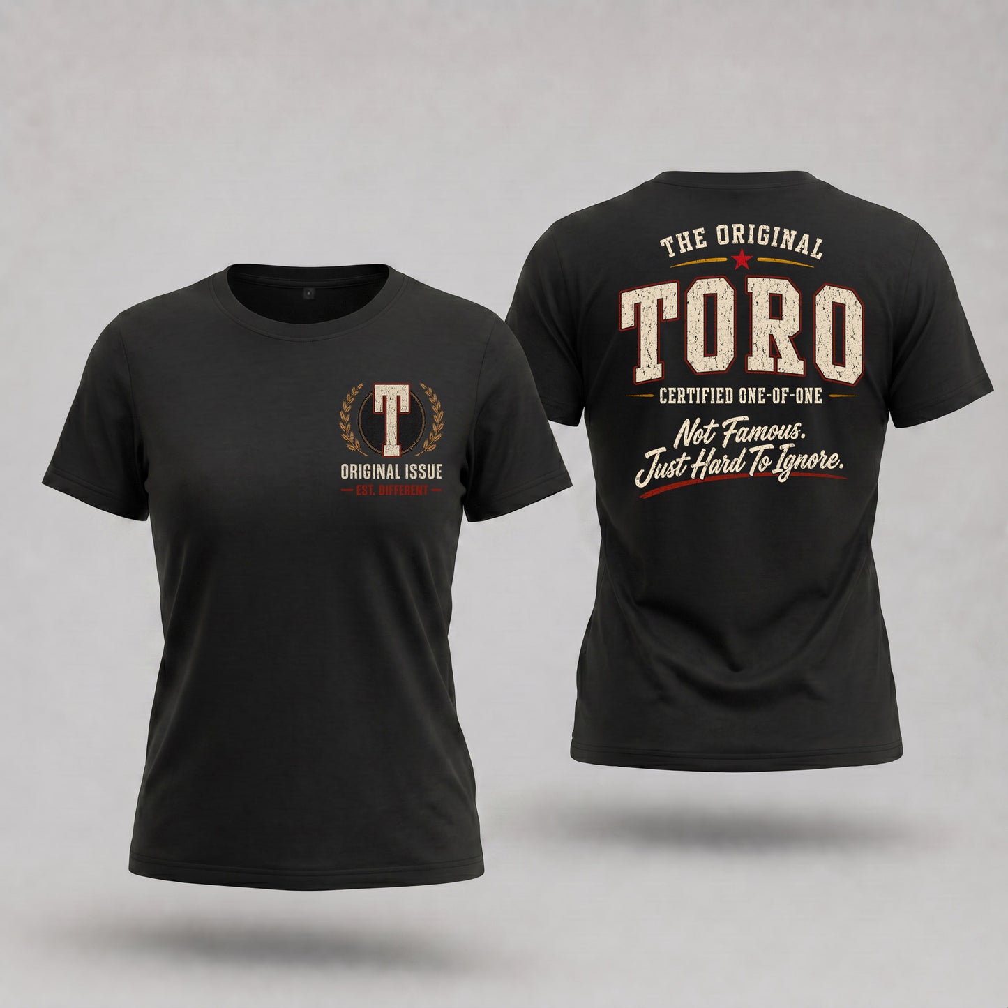 TORO W65-F6-168 – Personalized Original Issue Apparel “The Original NAME Certified One-of-One"