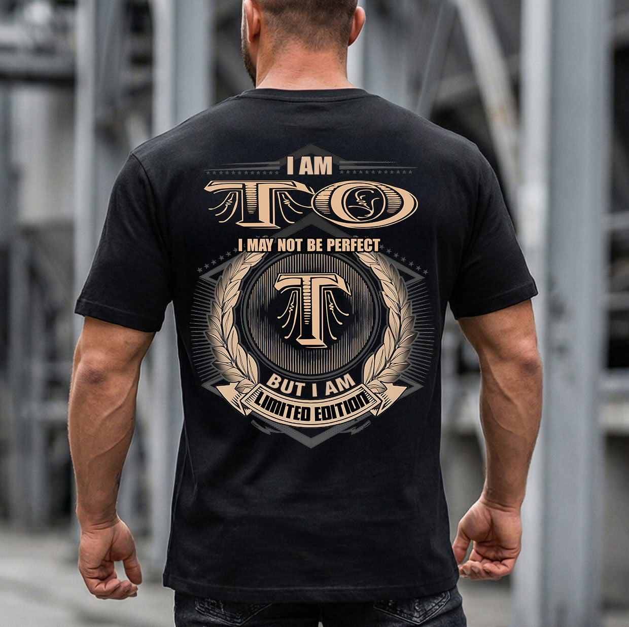 TO 2K-101–Personalized Name Quote Apparel “I Am NAME May Not Be Perfect But I Am Limited Edition”