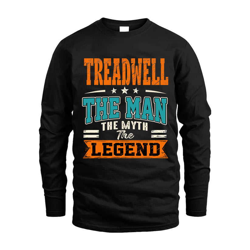 TREADWELL HH F007 The Man The Myth The Legend Personalized Shirt – Gift for Men