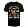 TREVOR TT898-K6-229 – Personalized Funny Camping Quote Apparel “The Adventure Begins When The WiFi Ends”