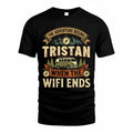 TRISTAN TT898-K6-229 – Personalized Funny Camping Quote Apparel “The Adventure Begins When The WiFi Ends”