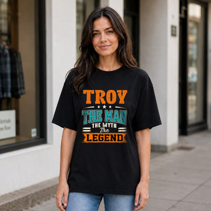 TROY HH F007 The Man The Myth The Legend Personalized Shirt – Gift for Men