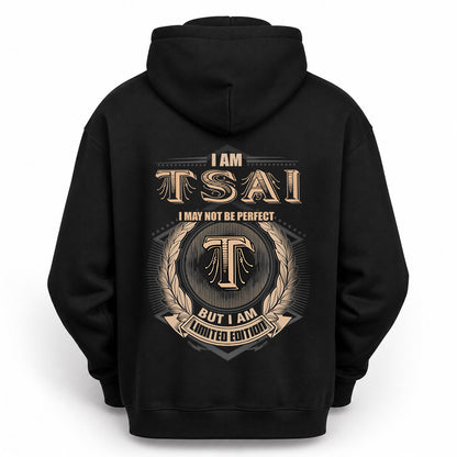 TSAI 2K-101–Personalized Name Quote Apparel “I Am NAME May Not Be Perfect But I Am Limited Edition”