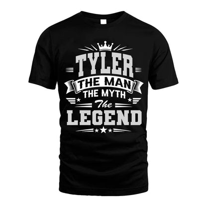 TYLER HH F004 The Man The Myth The Legend Personalized Shirt – Gift for Men
